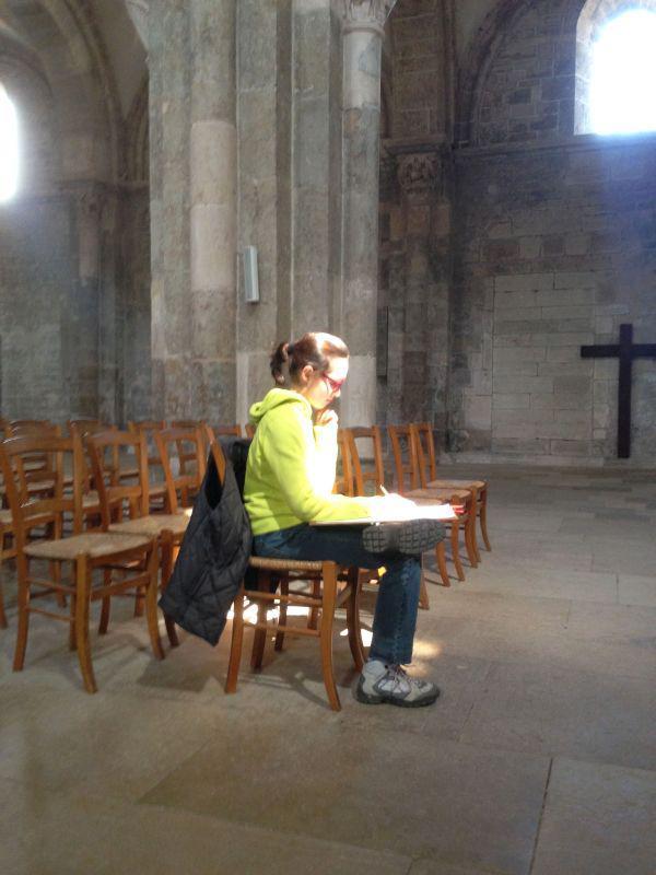 L'Atelier du regard : dessiner dans la Basilique de Vézelay